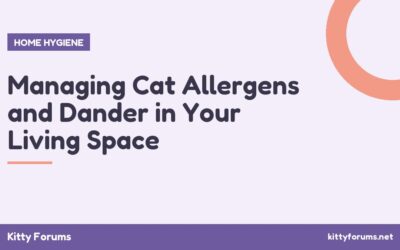 Managing Cat Allergens and Dander in Your Living Space